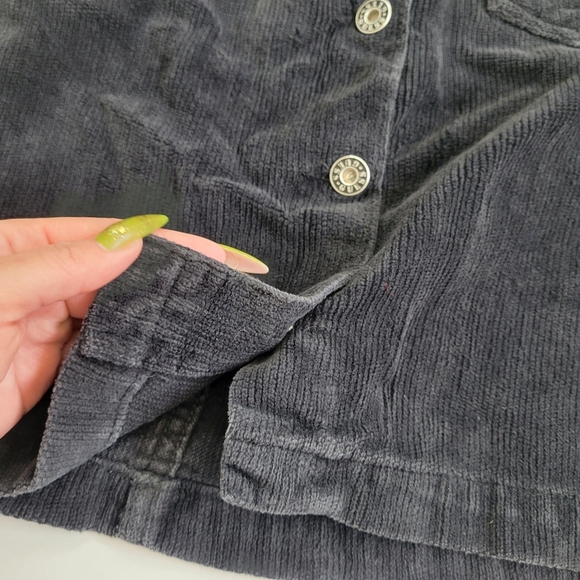Vintage Guess Jeans Y2K Mini Corduroy Button Front Skirt - Picture 6 of 10